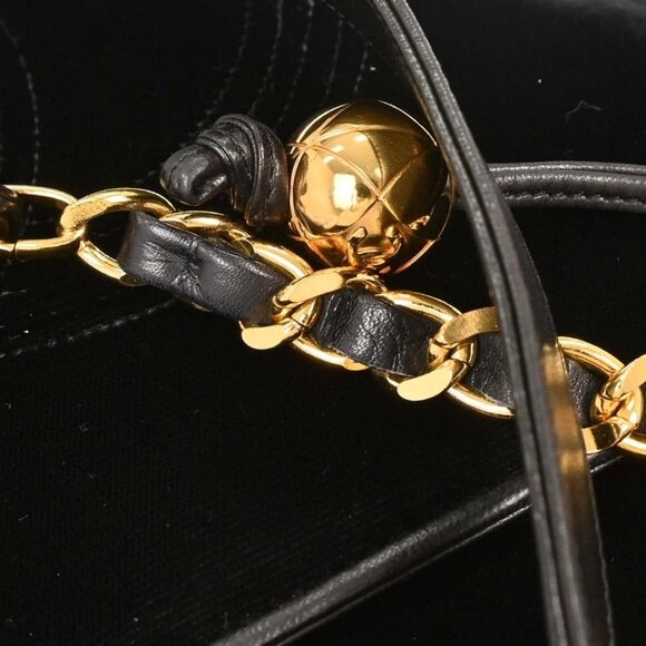 Chanel Black Velvet Shoulder Tote Bag AQ00372 - Picture 7 of 10